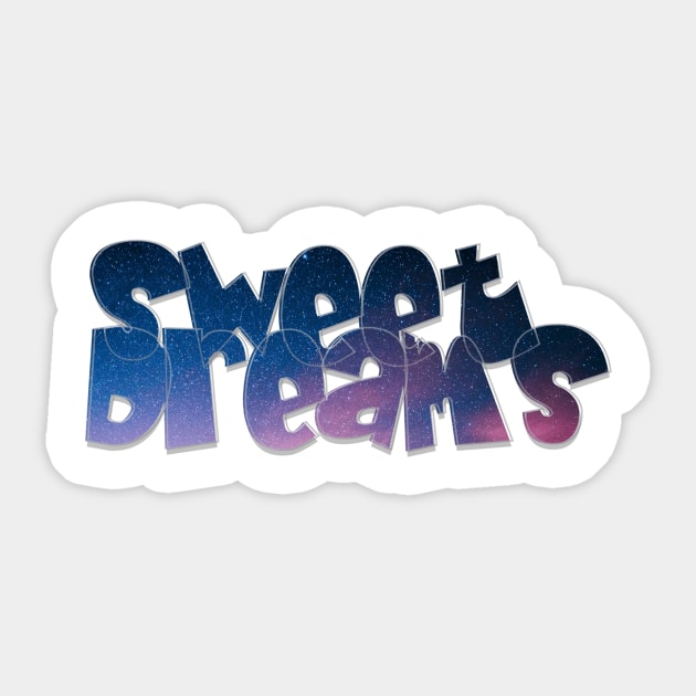 Sweet Dreams Sticker by afternoontees